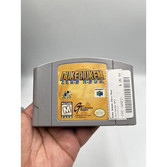 Duke Nukem Zero Hour N64 Nintendo 64 - Loose Tested Working - Picture 1 of 5